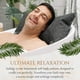 thumbnail image 3 of Almohada de baño Claessonliving, lujosa, gruesa y cómoda, gris oscuro, 3 of 9