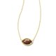 thumbnail image 1 of Collar Kendra Scott de latón con piedra de oro naranja – 48 cm, 1 of 7