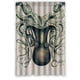 thumbnail image 1 of Cortina de ducha con diseño de pulpo y ganchos, tamaño 48 x 72 pulgadas, 1 of 3