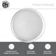 thumbnail image 3 of Bandeja para hornear American Metalcraft 41 cm de aluminio plateado, 3 of 6