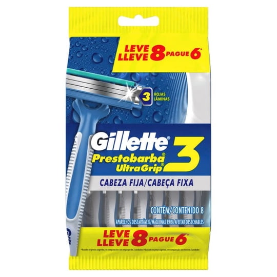 Máquina De Afeitar Desechable Prestobarba Ultragrip4 1 Un Gillette