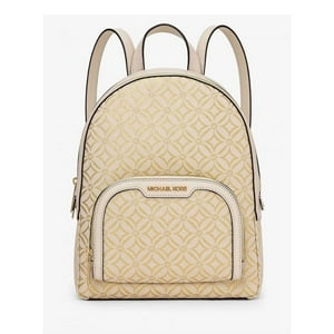 Mochila Michael Kors Mediana De Logo Para Mujer Jaycee (Dorado Metálico Pl Gld)