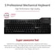 thumbnail image 2 of Teclado mecánico Das Keyboard modelo S Wired Cherry MX Blue, 2 of 5