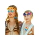 thumbnail image 2 of Set de disfraz Frienda Hippie de los años 60 y 70 con diadema de gafas, 2 of 7