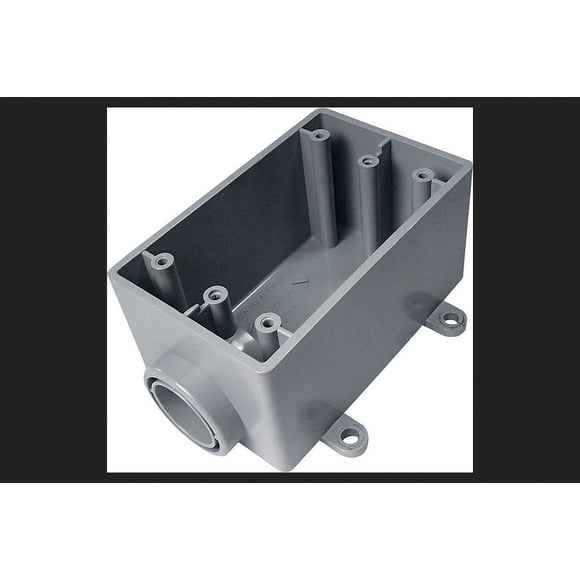 Cantex 5133364 Caja PVC impermeable, 1 posición, hub de 3/4 pulg