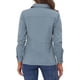 thumbnail image 3 of INSPIRE CHIC Chaquetas Utilitarias para Mujeres de Regreso a Clases con Cintura de Cordón, Bolsillo con Solapa, Cremallera y Botones Gris Azul XL, 3 of 6
