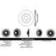 thumbnail image 2 of Disco Freno para auto Subaru Forester 2008-2012 Delantero, 2 of 3