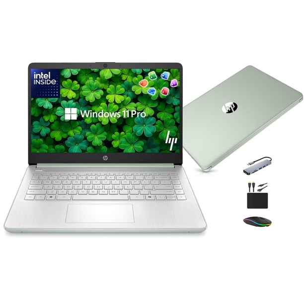 Laptop HP 14” ultraligera y portátil 2026 para estudiantes y negocios, 4 GB/628 GB
