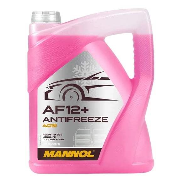 Mannol Refrigerante Rojo af12+ Anticongelante 5 Litros Color Rosa