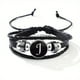 thumbnail image 1 of Stackable PU Leather Chain Bracelet - 26 English Letter Pattern - Perfect Birthday Gift for Personality Lovers!, 1 of 5