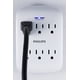 thumbnail image 3 of Protector contra sobretensiones Philips, extensor de 6 salidas, paquete de 2, 900J, 3 of 6