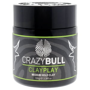 Crazy Bull Hair - Arcilla De Fijación Media De Para Hombre - Arcilla