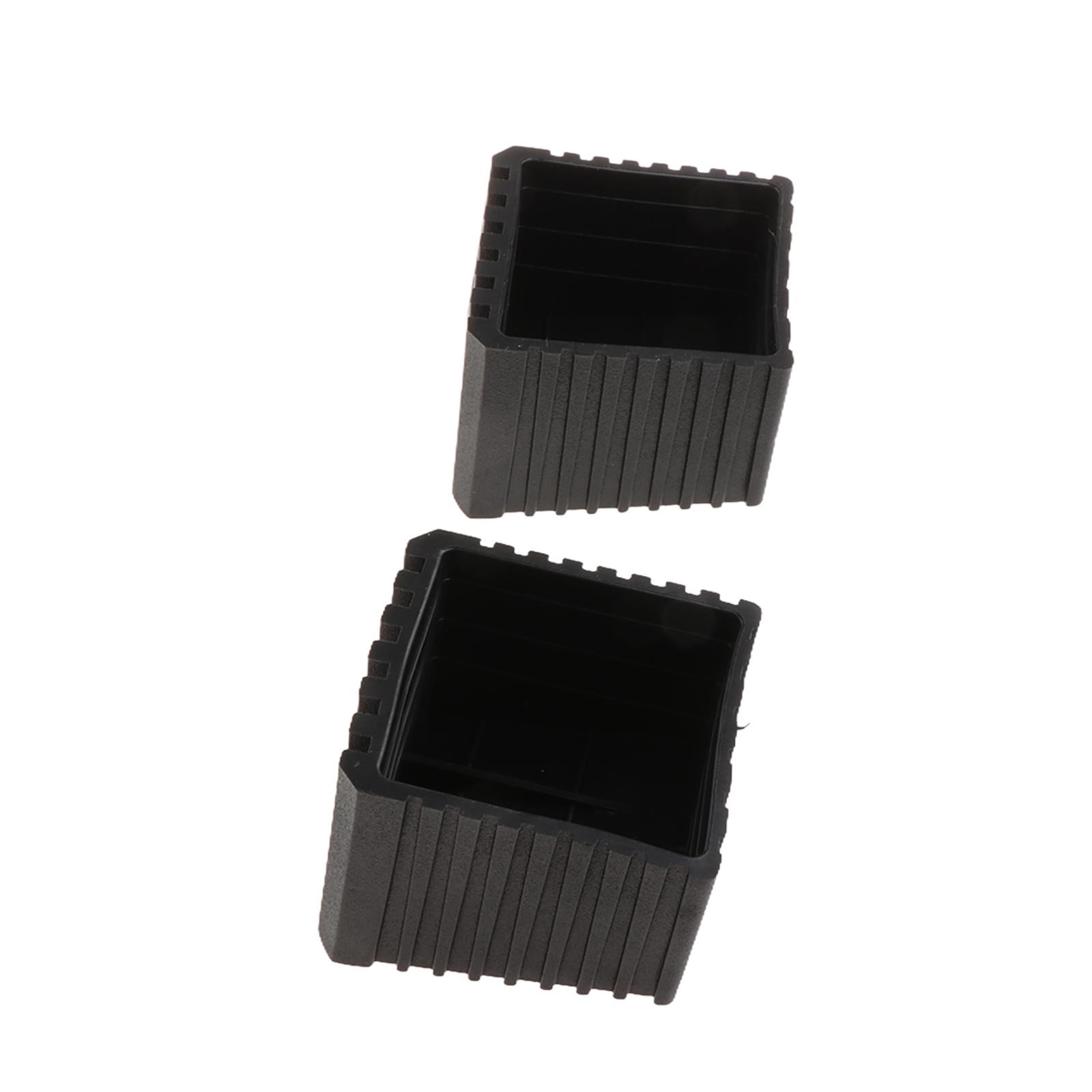 Ioensy - Tapa De Extremo Cuadrada Para Equipo De Gimnasio, Cubierta De Tubo Para Sala Resistente, Gimnasio Tipo C, 2 Piezas