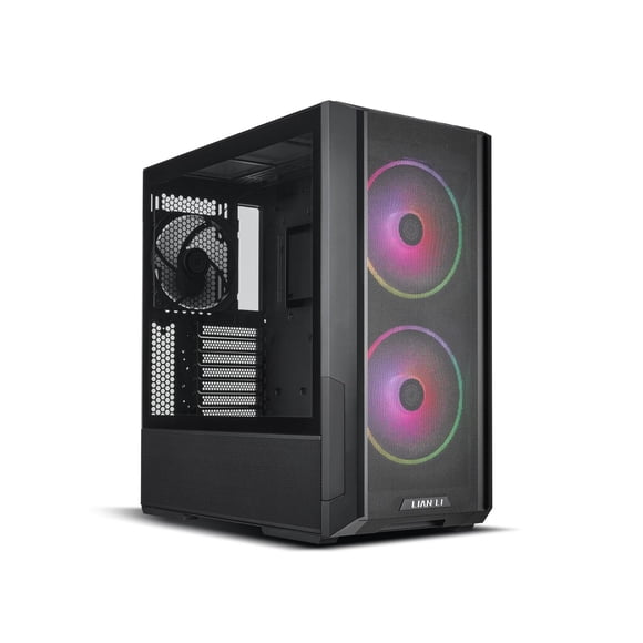 Funda para PC LIAN LI LANCOOL 216 E-ATX Airflow RGB con ventiladores, color negro