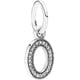thumbnail image 2 of Dangle Charm Pandora Letra O Con Circonitas Cúbicas Transparentes, 2 of 2