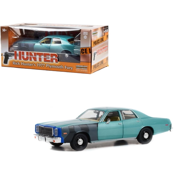 Auto a escala diecast Greenlight 84152 Plymouth Fury 1977 1/24