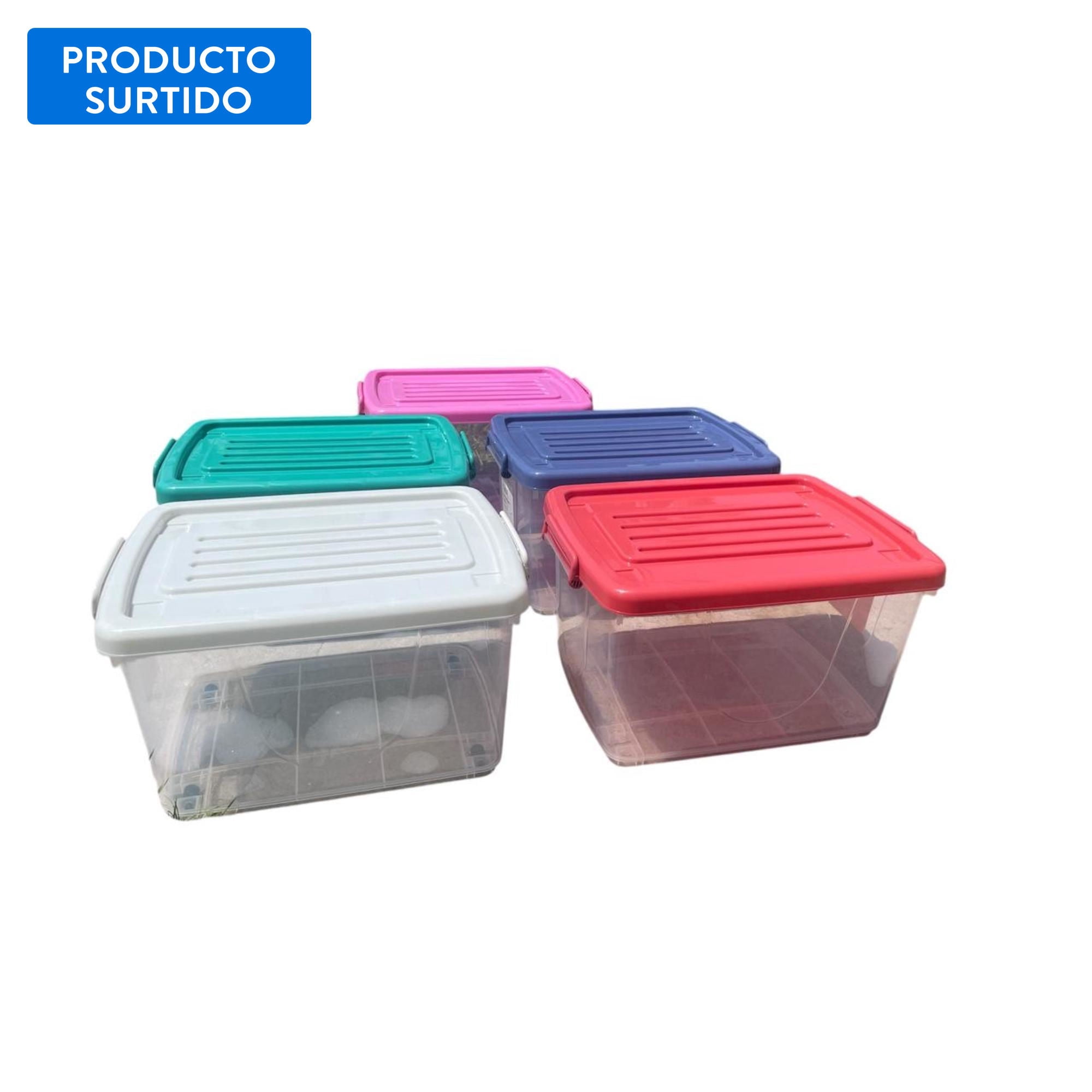 Haus - Caja Organizadora Con Ruedas 32 Litros, Producto Surtido