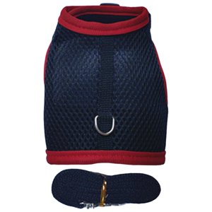 Ioensy - Conjunto De Arnés Y Correa De Conejo Arnés De Chaleco De Malla Para Conejito Gatito Conejillo De Indias M