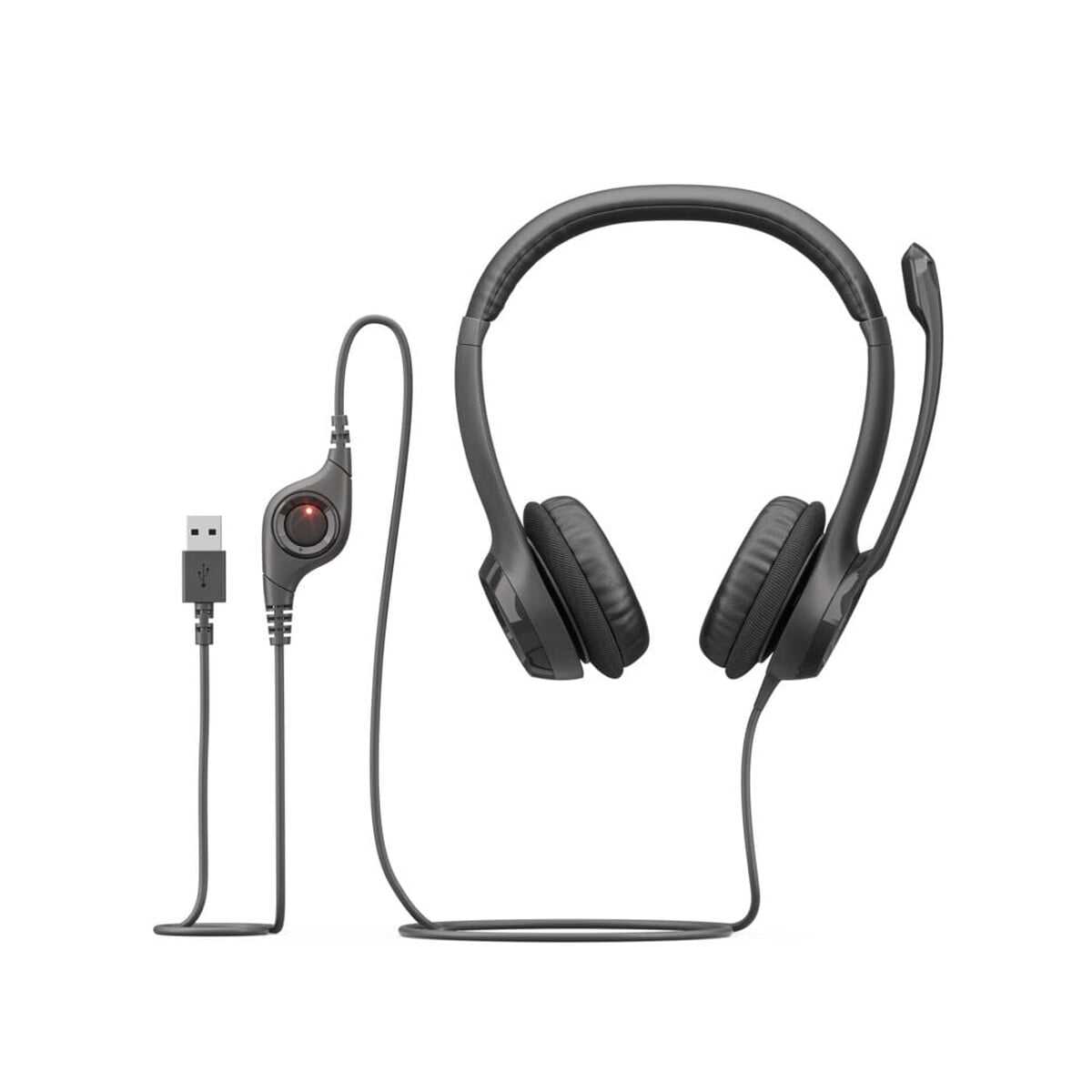 Audífonos Logitech H390 Usb Micrófono Cancelación Ruido Pc