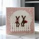 thumbnail image 5 of Troquel metálico de corte con diseño de conejo de Pascua y cerca para scrapbooking, 5 of 8