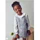 thumbnail image 5 of Vestido pichi combinado gris 8 Años, 5 of 6