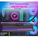 thumbnail image 5 of Gabinete para PC HYXN H1 ATX Mid-Tower con 7 ventiladores PWM ARGB, Type-C, rosa, 5 of 9
