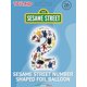 thumbnail image 4 of Globo Toyland 66 cm Sesame Street Número 2 de lámina metálica, 4 of 4