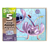 Puzzle De Madera 5 En 1 Stitch