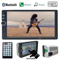 Mj - Radio De Auto Con Pantalla De 7 Pulgadas ( Tamaño 2-Din )