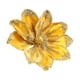 thumbnail image 3 of Adornos florales de magnolia para decoración navideña, decoración navideña para el hogar, tallos de flores artificiales con purpurina para interiores Oro, 3 of 5