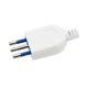 thumbnail image 2 of Enchufe Macho 2P + T 10A 250V Blanco, 2 of 3