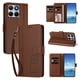 thumbnail image 2 of Funda Cartera Trébol para Motorola Edge 70 Fusion con Ranuras Tarjetas y Carga Inalámbrica Marrón, 2 of 6