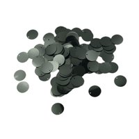 Bothyi - 130 Piezas De Lentejuelas Redondas Sueltas, Planas Y Para Hacer Joyas, Color Negro