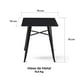 thumbnail image 3 of Mesa Metal Tolix Negra 70x70 cm, 3 of 7
