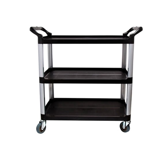 Carro De Servicio Negro 102x50x96 Cm