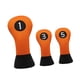 thumbnail image 5 of Cubiertas Para Cabezas De Madera De Golf, Cubiertas Para Cabezas De Madera Para Adultos, Suministros De Entrenamiento De Golf 1 3 5 Naranja, 5 of 5