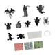 thumbnail image 4 of 12 Adornos Luminosos Colgantes Para Halloween Que Brillan En La Oscuridad, Color Negro., 4 of 5
