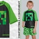thumbnail image 5 of Conjunto De Natación Para Niños 2 Piezas Verde Y Negro 7 8 Años, 5 of 5