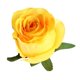thumbnail image 5 of 10 unids rosa de seda artificial cabeza de la flor diy bouquet decoración de la boda amarillo, 5 of 5