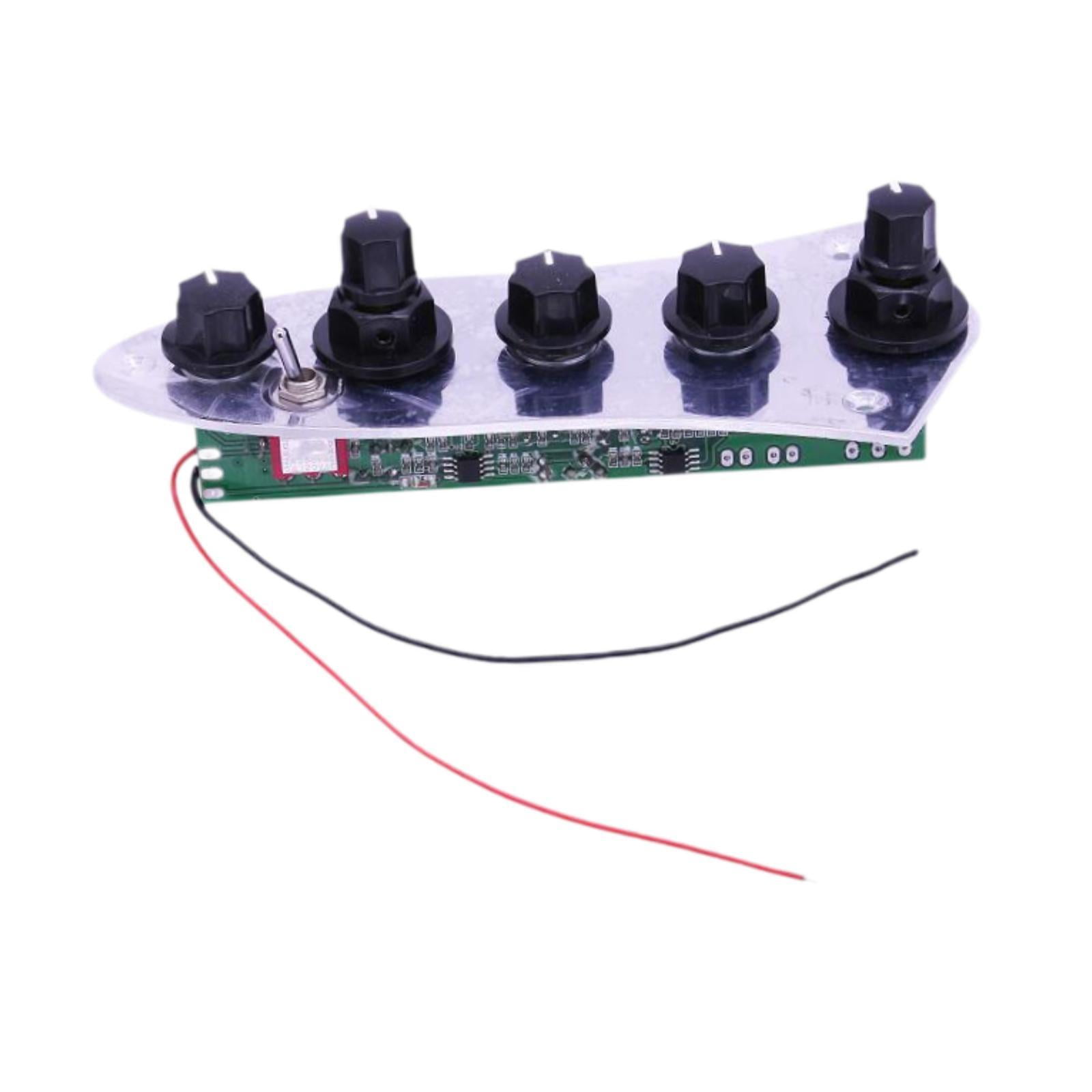 Bothyi - Placa De Control Cargada De Guitarra Eléctrica Tablero De Control Con Cable Con Arnés De Cableado