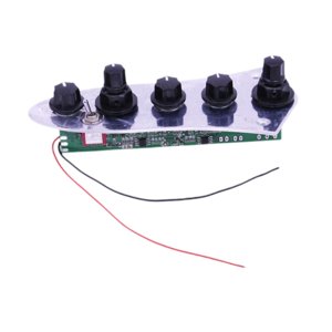 Bothyi - Placa De Control Cargada De Guitarra Eléctrica Tablero De Control Con Cable Con Arnés De Cableado