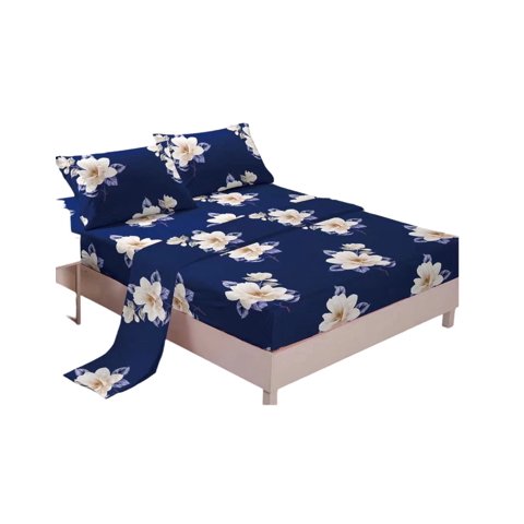 Genérica - Juego Sábanas Algodón Plaza Y Media Suaves 8O6