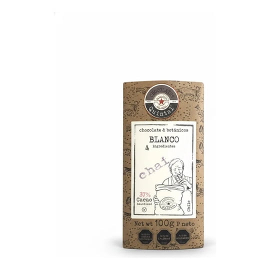 Quintal - Chocolate Blanco Chai 37% Cacao - Barra 50g