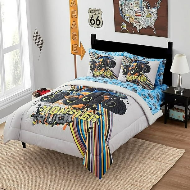 Juego de cama infantil Bed in a Bag for Boys and Girls Toddlers Juego de sábanas estampado y