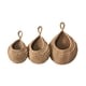 thumbnail image 3 of 3 Cestas Colgantes De Pared Decorativas De Punto Bohemias Para Cocina, Color Marrón, 3 of 5