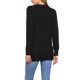 thumbnail image 3 of INSPIRE CHIC Suéter Largo de Punto para Mujer con Manga Larga, Cardigan Abierto con Dos Bolsillos Laterales y Tela Suave XS Negro, 3 of 6