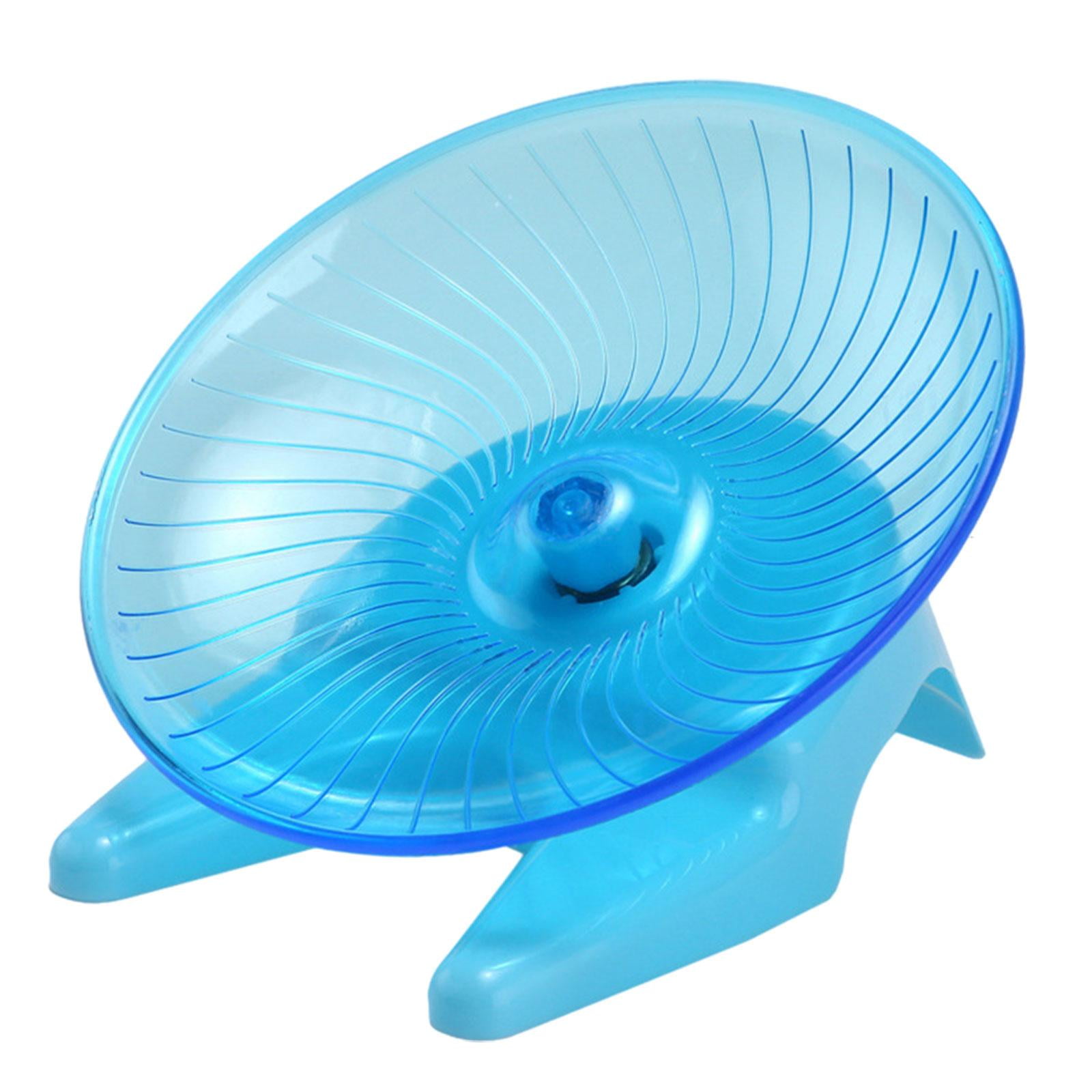Rueda Para Hámster, Juguete Redondo, Rodillo Silencioso Para Animales Pequeños, Rata, Erizo, Azul