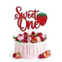 Adorno Para Pastel Zittro Sweet One Con Fresa 17X14 Cm