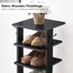 thumbnail image 5 of Estante para zapatos HOOBRO BK07XJ01, vertical, 8 niveles, madera, negro, 5 of 9