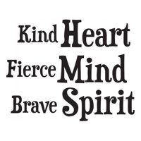 Rienda Libre Graphics - Decomural Heart Mind Spirit Inspirational Ws-44279